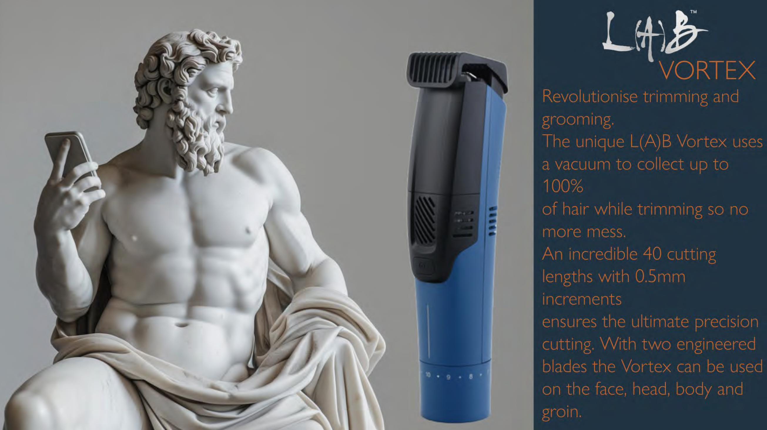 VORTEX Hair trimmer with Vacuum